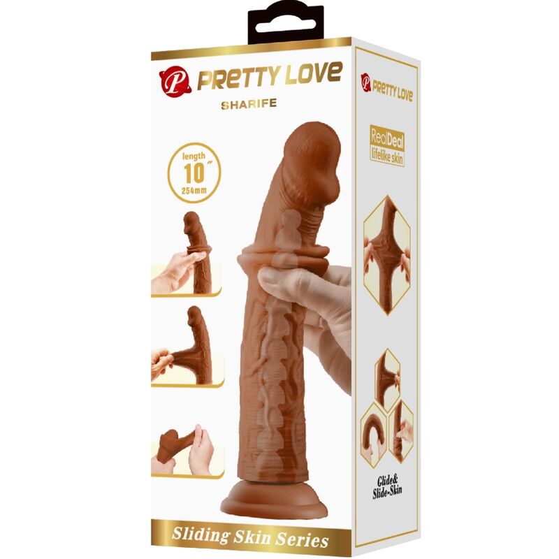 PRETTY LOVE - SHARIFE GODE RÉALISTE 25 CM MARRON PRETTY LOVE