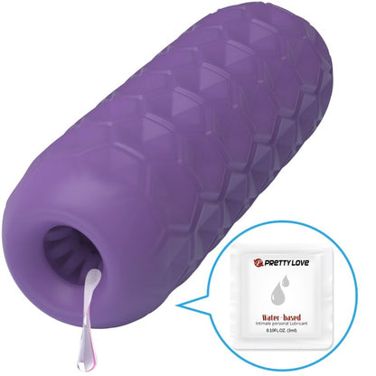 PRETTY LOVE - MASTURBATEUR POUR HOMME À DEUX BOULES VIOLET PRETTY LOVE