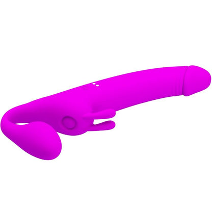 PRETTY LOVE - ZANINI STRAPLESS STRAP-ON 10 VIBRATIONS VIOLET PRETTY LOVE PARTY UP