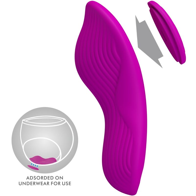 PRETTY LOVE - ROMARIO STIMULATEUR DE CLITORIS À LAY-ON TÉLÉCOMMANDE ROSE PRETTY LOVE PARTY UP