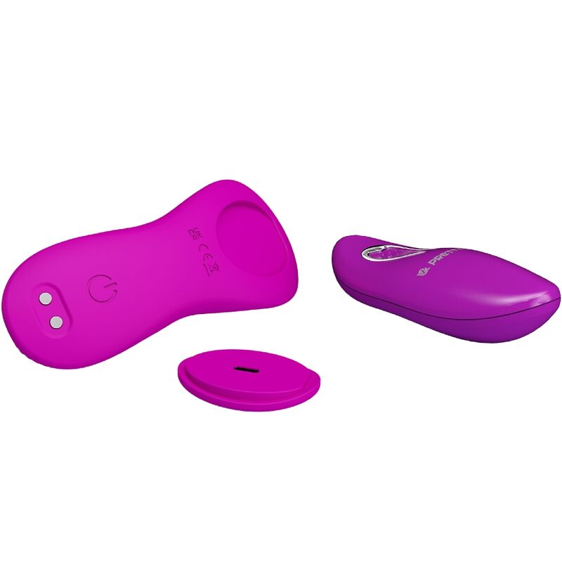PRETTY LOVE - ROMARIO STIMULATEUR DE CLITORIS À LAY-ON TÉLÉCOMMANDE ROSE PRETTY LOVE PARTY UP