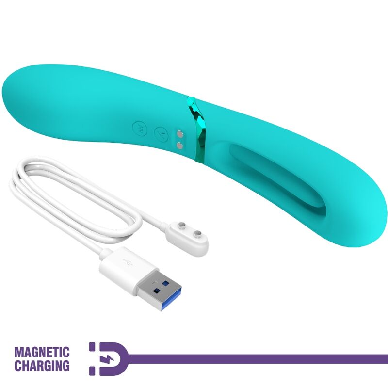 ROMANCE - VIBRATEUR POINT G LEXIE 7 VIBRATIONS BLEU ROMANCE