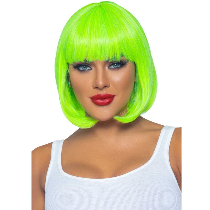 LEG AVENUE - PERRUQUE BOB FLUORESCENTE VERT FLUO LEG AVENUE ACCESSORIES