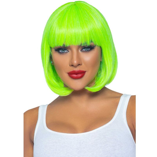LEG AVENUE - PERRUQUE BOB FLUORESCENTE VERT FLUO LEG AVENUE ACCESSORIES