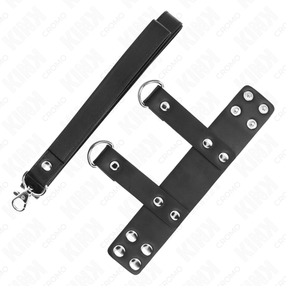 KINK - ANNEAU PÉNIS AVEC SANGLE EN CUIR RÉGLABLE KINK RING POWER