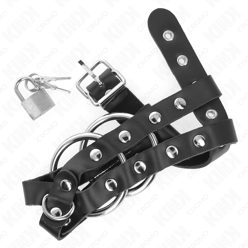 KINK - CAGE À PÉNIS RÉGLABLE AVEC SERRURE KINK RING POWER