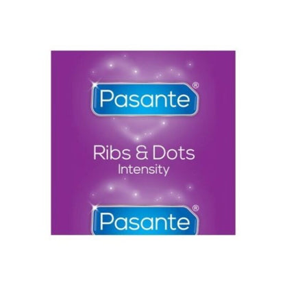 PASANTE - PRÉSERVATIFS INTENSITÉ RIBS & DOTS 144 UNITÉS PASANTE