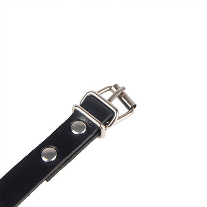 SUBBLIME - 953690 MENOTTES AVEC CEINTURE DE BONDAGE NOIRE TAILLE UNIQUE SUBBLIME FETISH