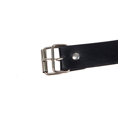 SUBBLIME - 953720 PINCES À SEINS EN CUIR BONDAGE NOIRES TAILLE UNIQUE SUBBLIME FETISH