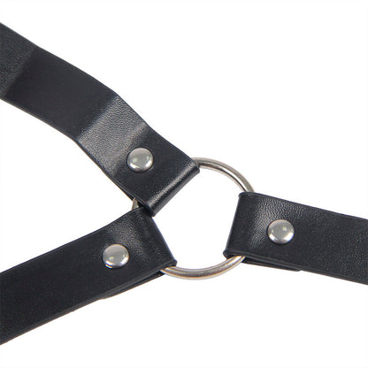 SUBBLIME - 953720 PINCES À SEINS EN CUIR BONDAGE NOIRES TAILLE UNIQUE SUBBLIME FETISH