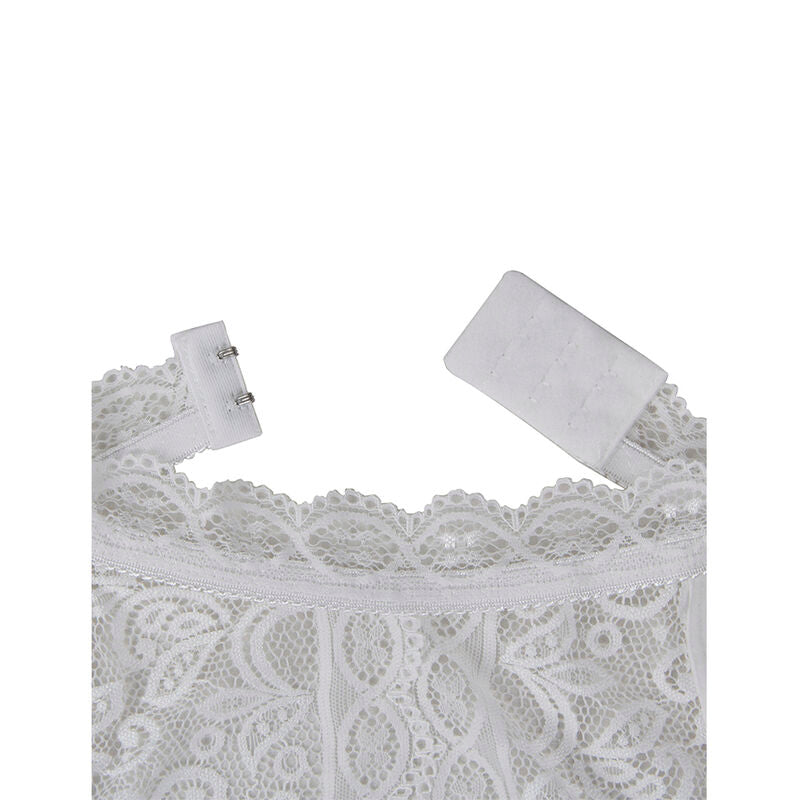 SUBBLIME - 953850 BODY DENTELLE BLANC S/M SUBBLIME BODYSTOCKINGS