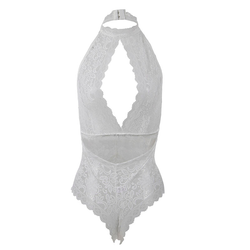 SUBBLIME - 953867 BODY DENTELLE BLANC L/XL SUBBLIME BODYSTOCKINGS