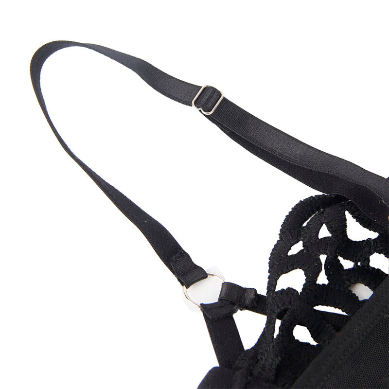 SUBBLIME - 954055 BODY SEXY EN DENTELLE NOIR S/M SUBBLIME BODYSTOCKINGS