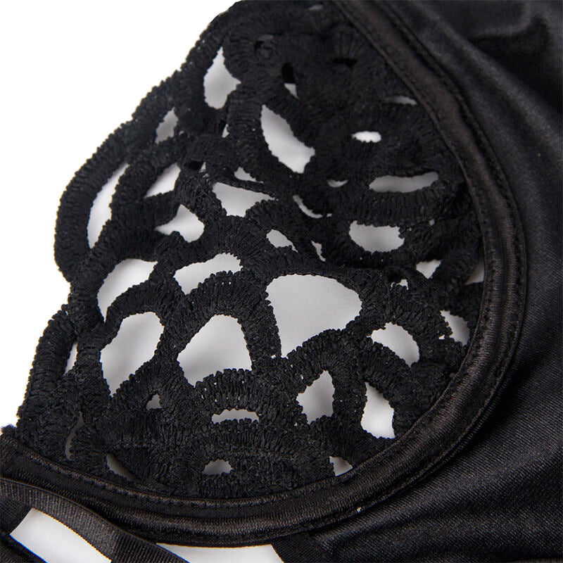 SUBBLIME - 954055 BODY SEXY EN DENTELLE NOIR S/M SUBBLIME BODYSTOCKINGS