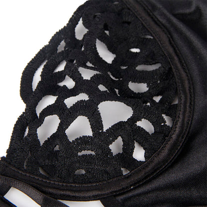 SUBBLIME - 954055 BODY SEXY EN DENTELLE NOIR S/M SUBBLIME BODYSTOCKINGS
