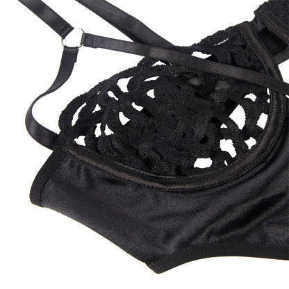SUBBLIME - 954055 BODY SEXY EN DENTELLE NOIR S/M SUBBLIME BODYSTOCKINGS