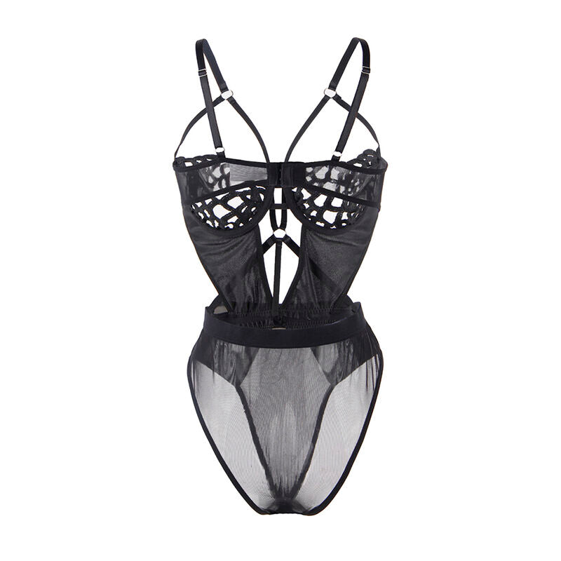SUBBLIME - 954055 BODY SEXY EN DENTELLE NOIR S/M SUBBLIME BODYSTOCKINGS
