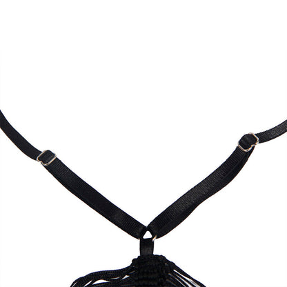 SUBBLIME - 954222 ROBE À BRETELLES + STRING NOIR S/M SUBBLIME SETS
