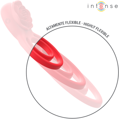 INTENSE - GAIL STIMULATEUR ROSE 10 VIBRATIONS ROUGE TELECOMMANDE INTENSE FUN TOYS