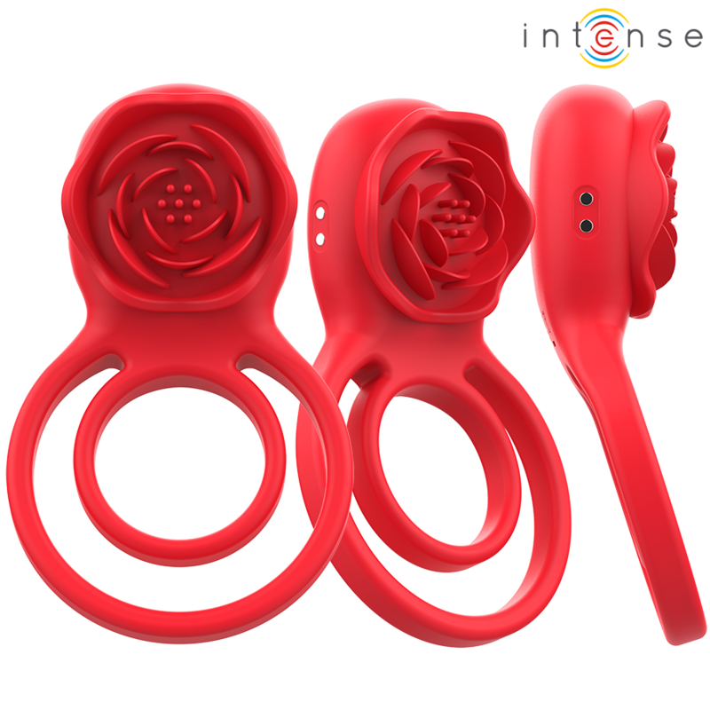 INTENSE - GAIL STIMULATEUR ROSE 10 VIBRATIONS ROUGE TELECOMMANDE INTENSE FUN TOYS