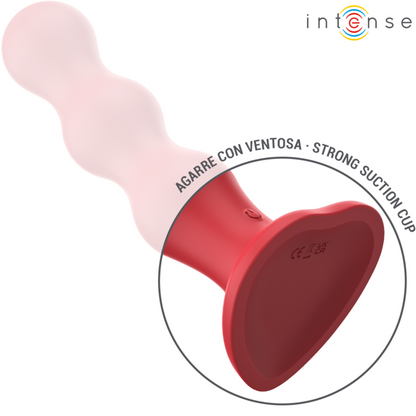 INTENSE - CODY VIBRATEUR AVEC VENTOUSE TÉLÉCOMMANDE ROUGE INTENSE FUN TOYS