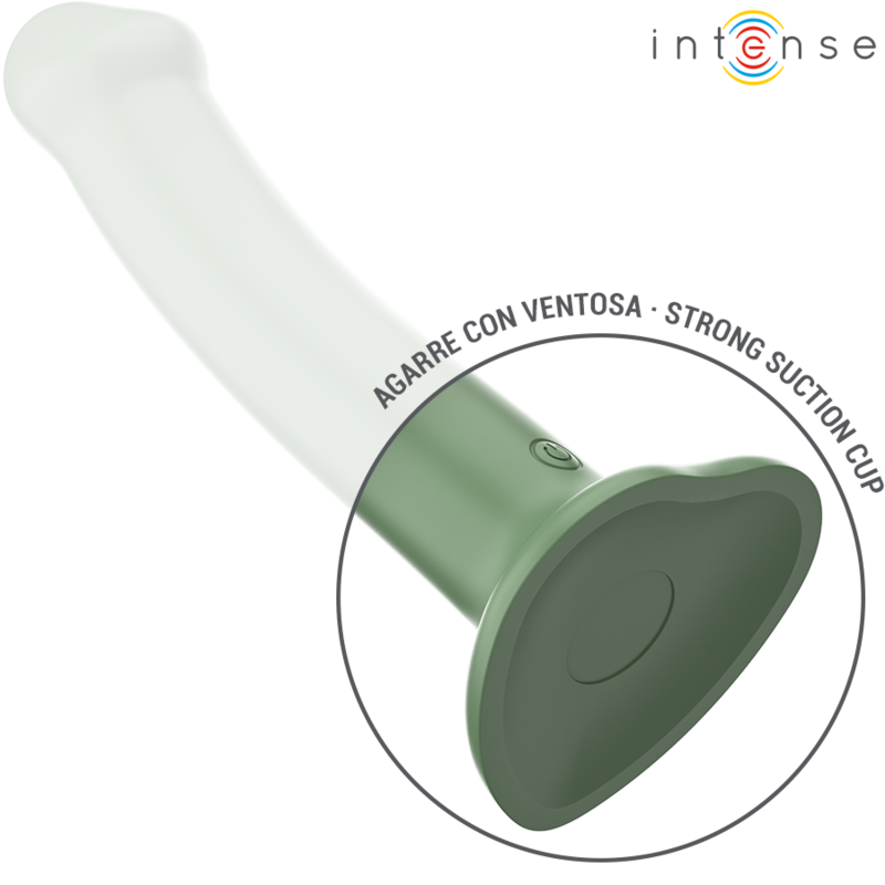 INTENSE - BECCA VIBRATEUR AVEC VENTOUSE 10 VIBRATIONS TÉLÉCOMMANDE VERTE INTENSE FUN TOYS