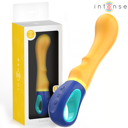 INTENSE - VIBRATEUR POINT G JAUNE SHAGGY INTENSE FUN TOYS