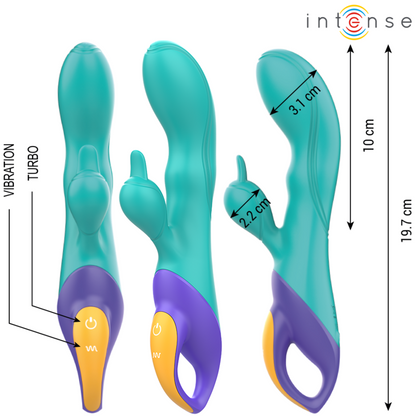 INTENSE - FRED VIBRATEUR RABBIT BLEU INTENSE FUN TOYS