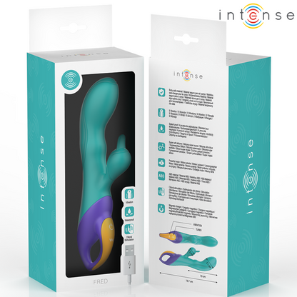 INTENSE - FRED VIBRATEUR RABBIT BLEU INTENSE FUN TOYS
