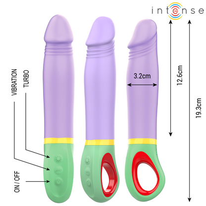INTENSE - VIBRATEUR VIOLET CLASSIQUE VELMA INTENSE FUN TOYS