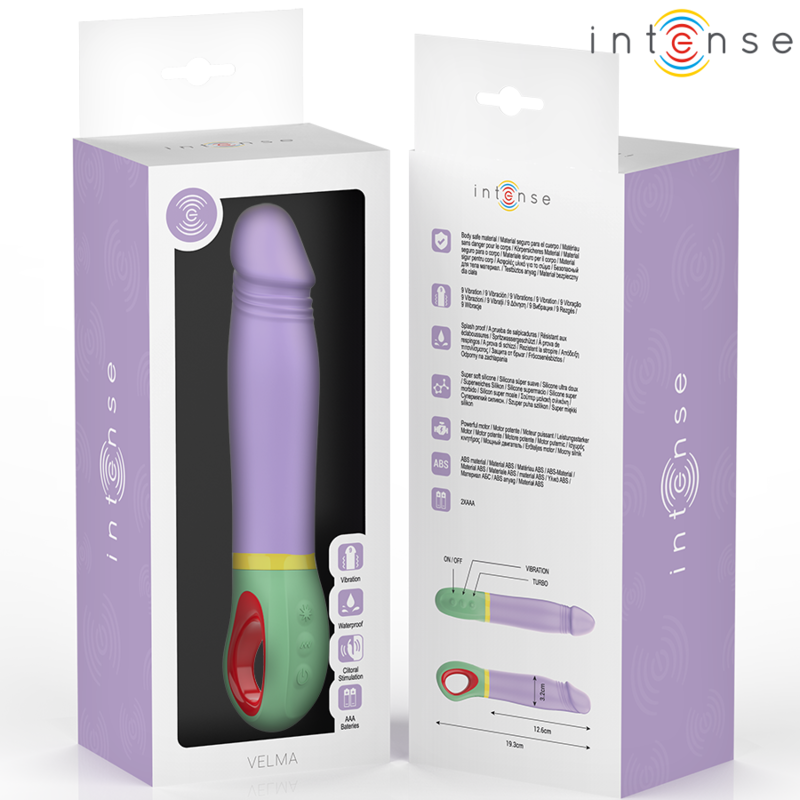 INTENSE - VIBRATEUR VIOLET CLASSIQUE VELMA INTENSE FUN TOYS