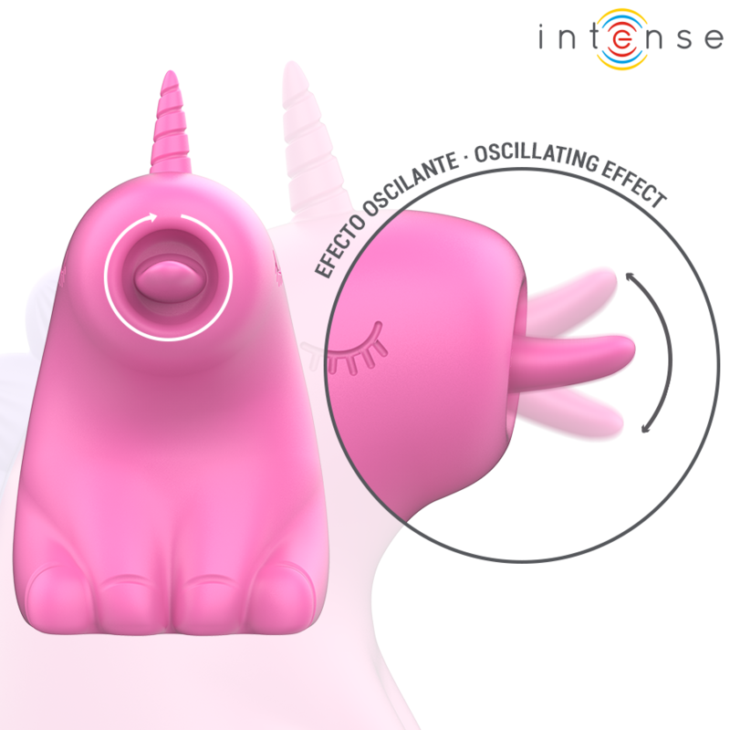 INTENSE - STIMULATEUR DE LANGUE ROTATIF À 360° PINKIE INTENSE FUN TOYS