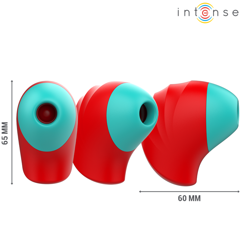 INTENSE - DONNIE STIMULATEUR CLITORIDIEN ROUGE/VERT INTENSE FUN TOYS