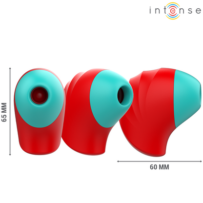 INTENSE - DONNIE STIMULATEUR CLITORIDIEN ROUGE/VERT INTENSE FUN TOYS