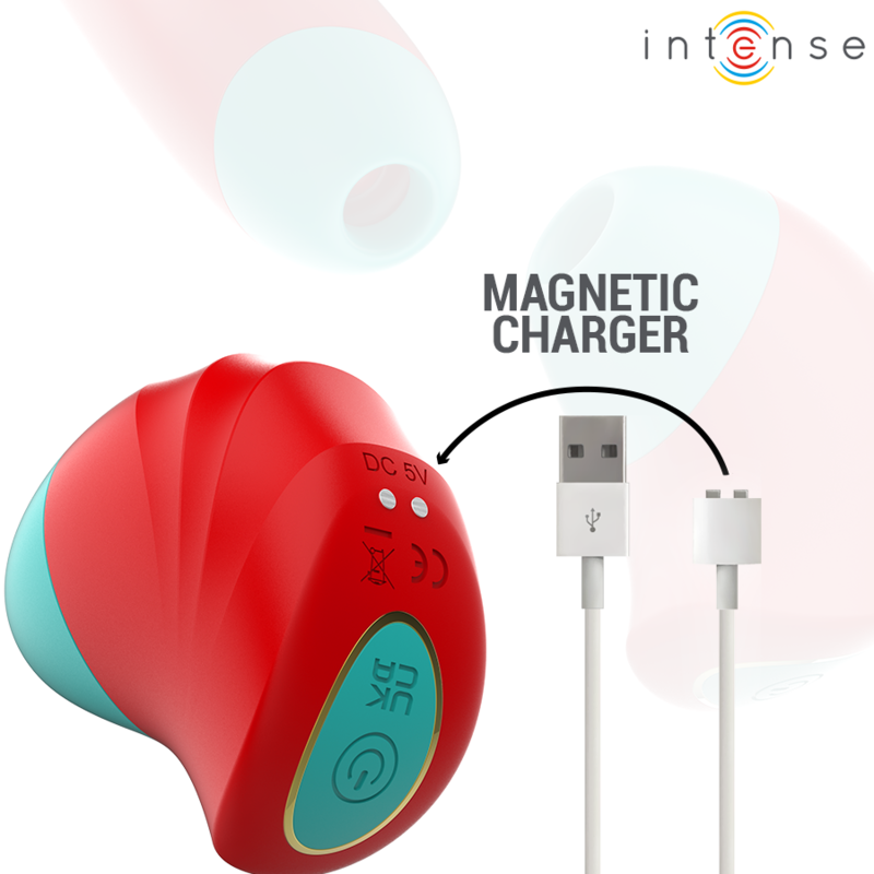 INTENSE - DONNIE STIMULATEUR CLITORIDIEN ROUGE/VERT INTENSE FUN TOYS