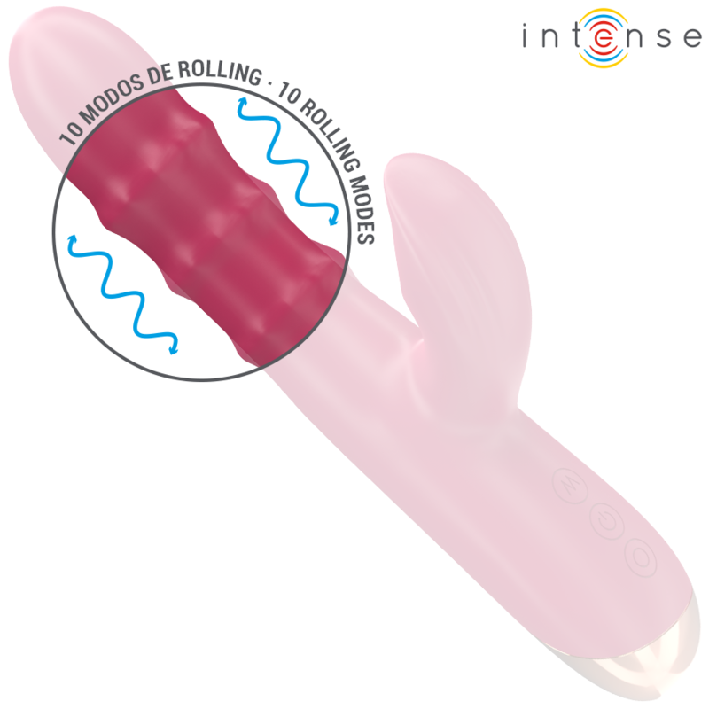INTENSE - CHLOE VIBRATEUR MULTIFONCTION 3 EN 1 ROUGE INTENSE FUN TOYS
