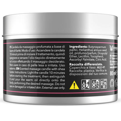 INTIMATELINE LUXURIA - BOUGIE DE MASSAGE AU RAISIN INTIMATELINE