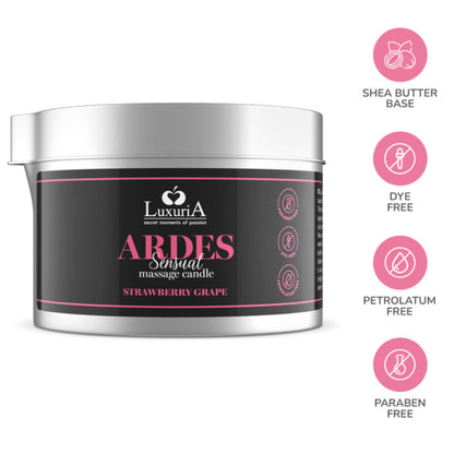 INTIMATELINE LUXURIA - BOUGIE DE MASSAGE AU RAISIN INTIMATELINE