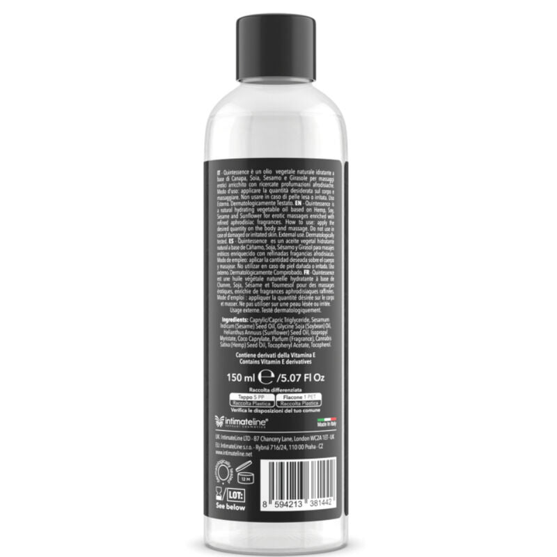 INTIMATELINE LUXURIA - HUILE DE MASSAGE NUAGE DE SUCRE 150 ML INTIMATELINE