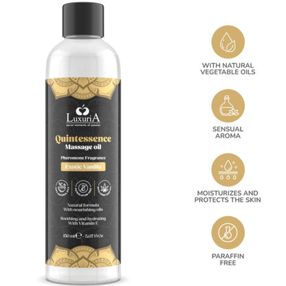 INTIMATELINE LUXURIA - ACEITE DE MASAJES VAINILLE EXOTIQUE 150 ML INTIMATELINE