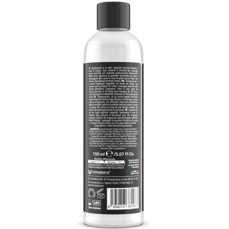 INTIMATELINE LUXURIA - HUILE DE MASSAGE BAIES 150 ML INTIMATELINE
