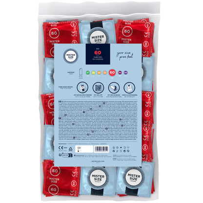 MISTER SIZE - PRÉSERVATIF TAILLE XL 60 MM (100 UNITÉS) MISTER SIZE