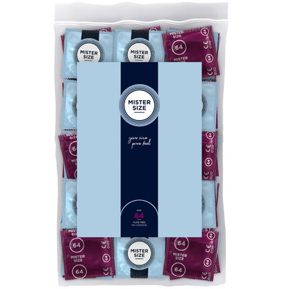 MISTER SIZE - PRÉSERVATIFS TAILLE XXL 64 MM (100 UNITÉS) MISTER SIZE