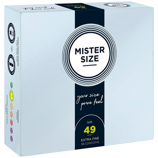 MISTER SIZE - PRÉSERVATIF TAILLE S 49 MM (36 UNITÉS) MISTER SIZE