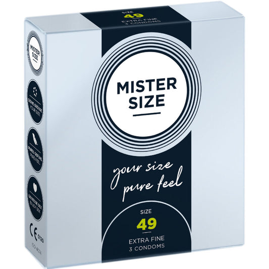 MISTER SIZE - PRÉSERVATIF TAILLE S 49 MM (3 UNITÉS) MISTER SIZE