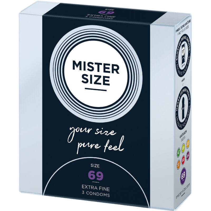 MISTER SIZE - PRÉSERVATIFS TAILLE XXXL 69 MM (3 UNITÉS) MISTER SIZE