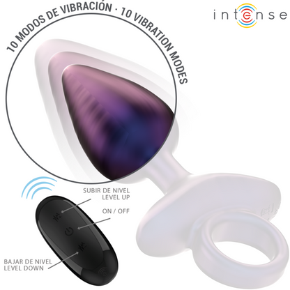 INTENSE - MICHAEL PLUG ANAL VIBRANT MODÈLE 2 TÉLÉCOMMANDE INTENSE ANAL TOYS