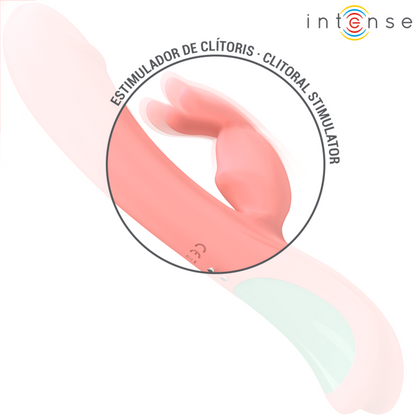 INTENSE - RACHEL VIBRATEUR RABBIT 5 VIBRATIONS ROSE INTENSE FUN TOYS
