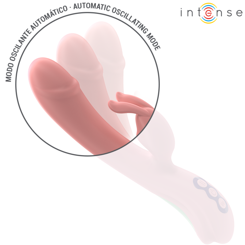 INTENSE - RACHEL VIBRATEUR RABBIT 5 VIBRATIONS ROSE INTENSE FUN TOYS