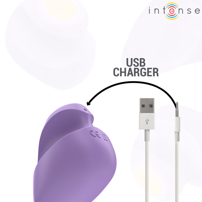 INTENSE - URSULA STIMULATEUR 10 VIBRATIONS VIOLET INTENSE FUN TOYS